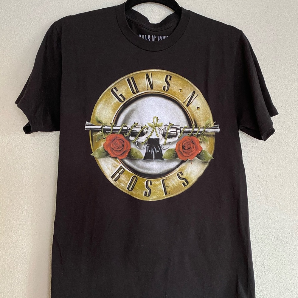 Guns N Roses Short Sleeve Graphic T-Shirt Black Size Small